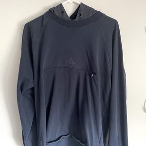 Navy Adidas Hoodie. Large. Like New